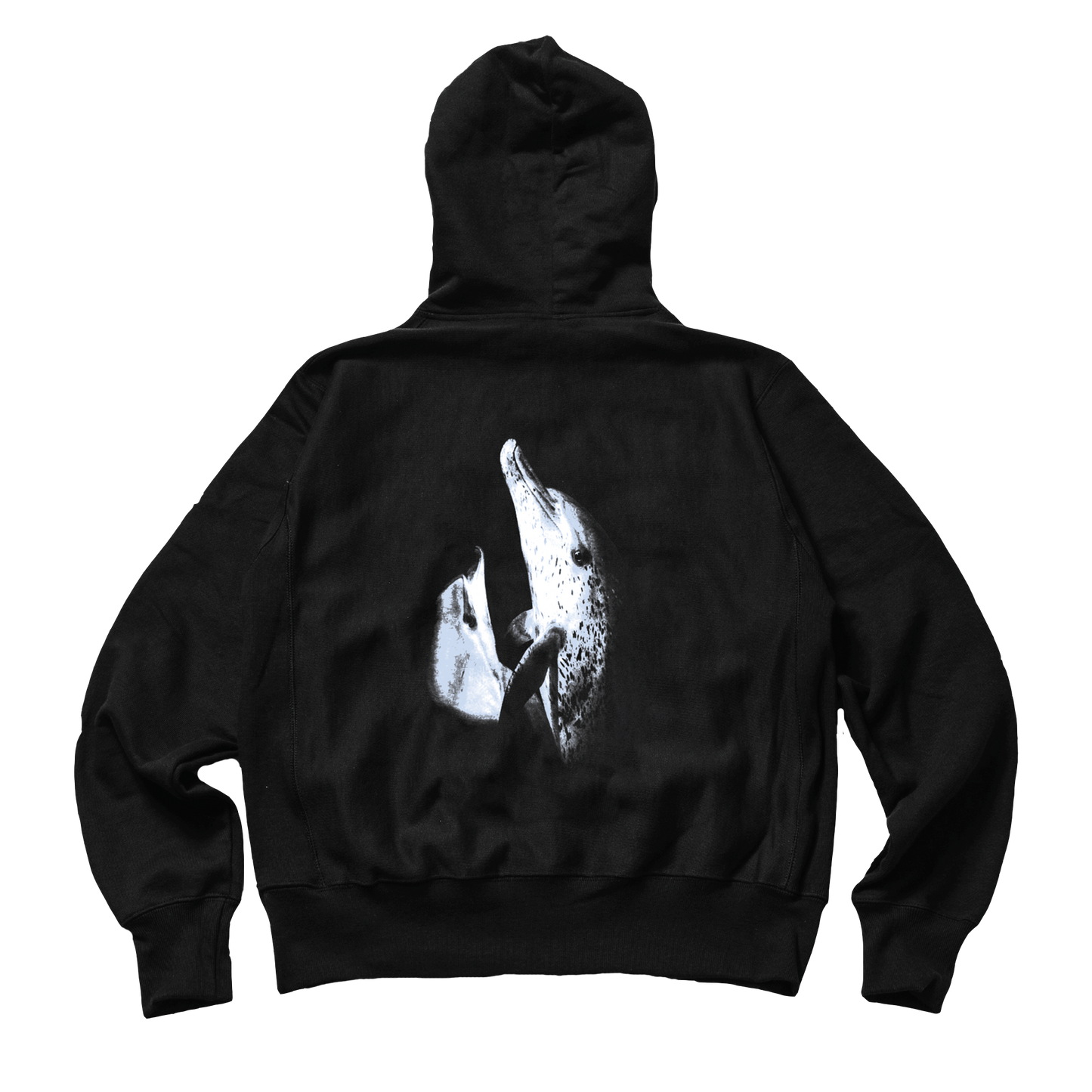 Emb Logo / 2 Dolphins Hoodie