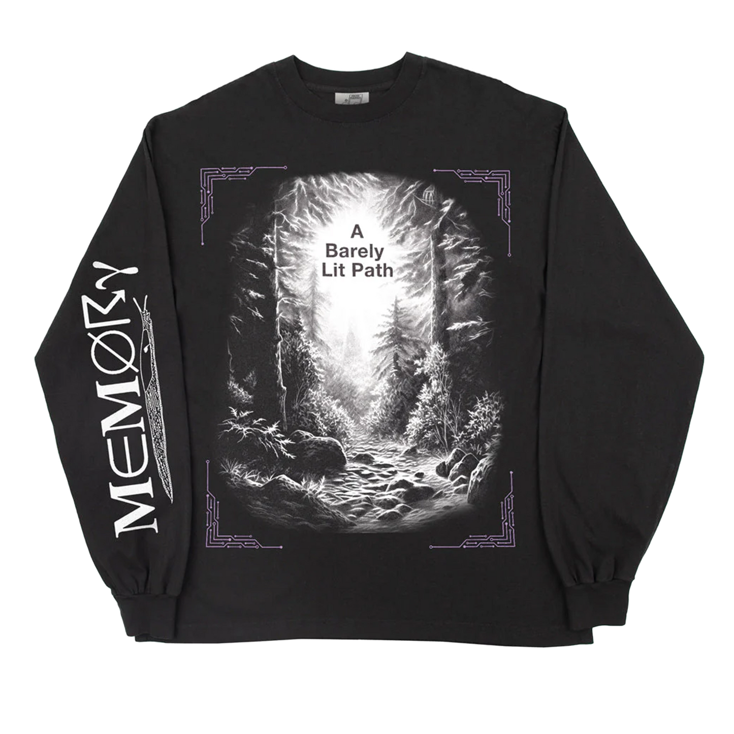 A Barely Lit Path Black Longsleeve Black