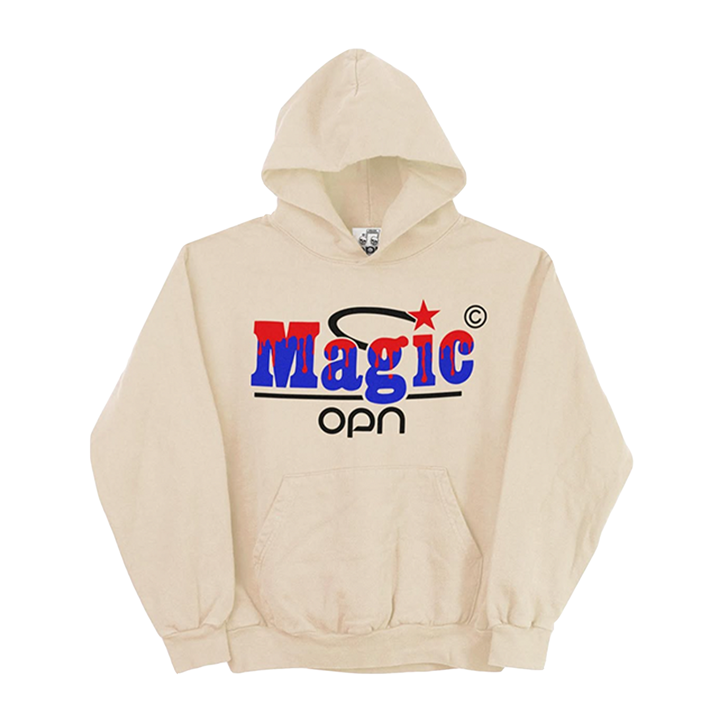 Magic OPN Beige Fleece Hoodie