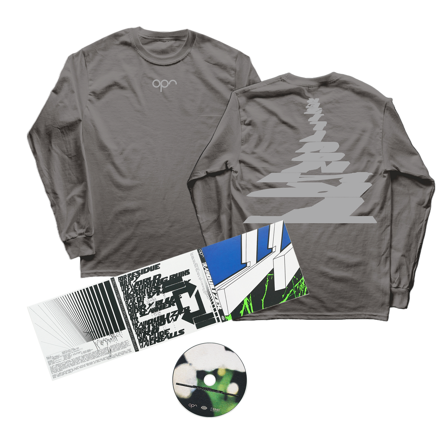 Tranquilizer CD + LS tee bundle
