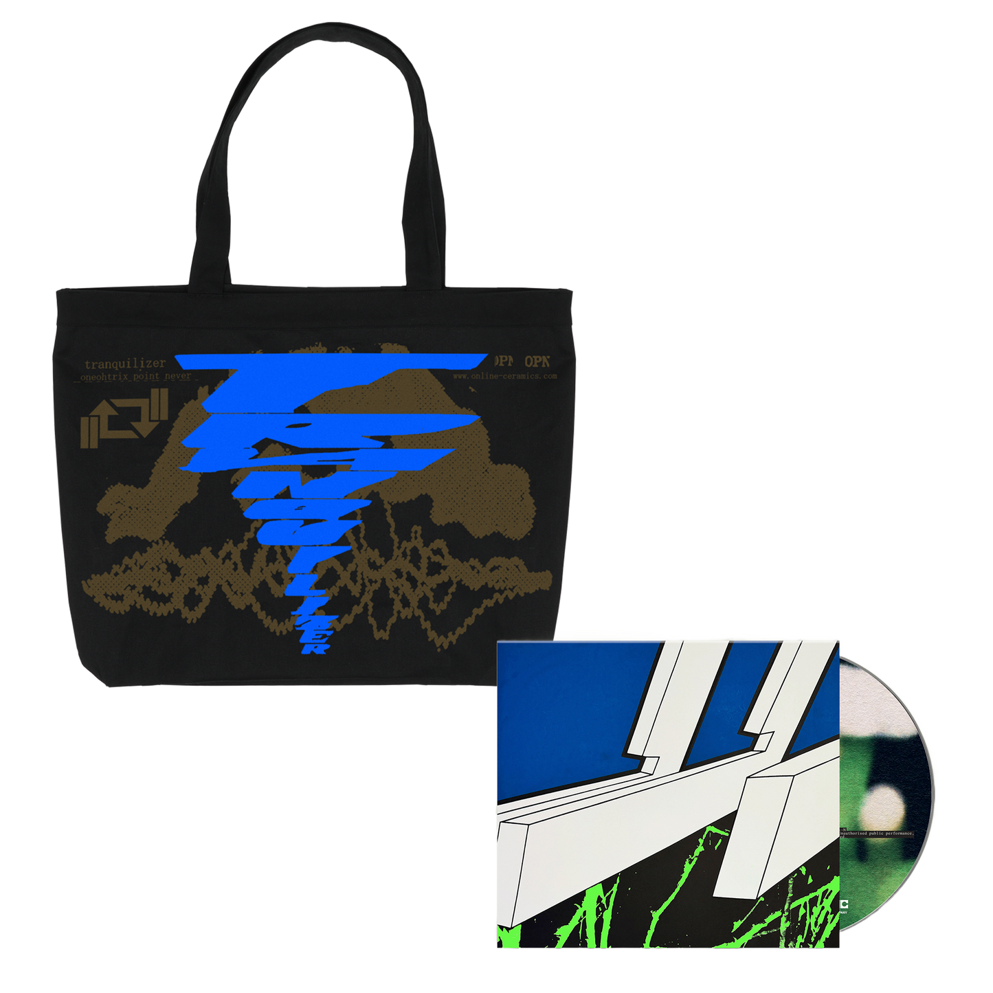 Tranquilizer Online Ceramics Tote + CD UK