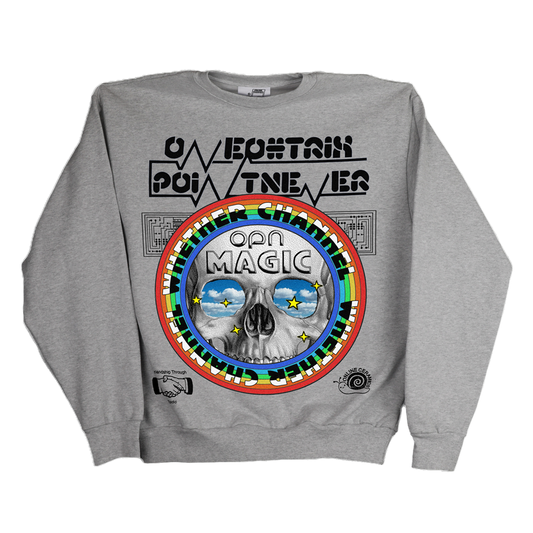 Skull Ash Grey Sweatshirt US