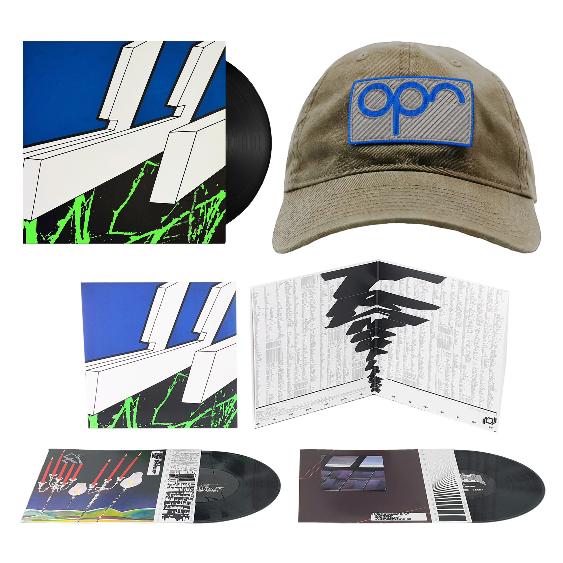 Tranquilizer Vinyl + Tranquilizer OPN Logo hat – Oneohtrix Point Never